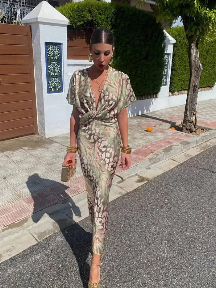 Victoire | Robe Midi Couleur Cuivre